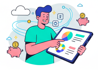 Financial illustration